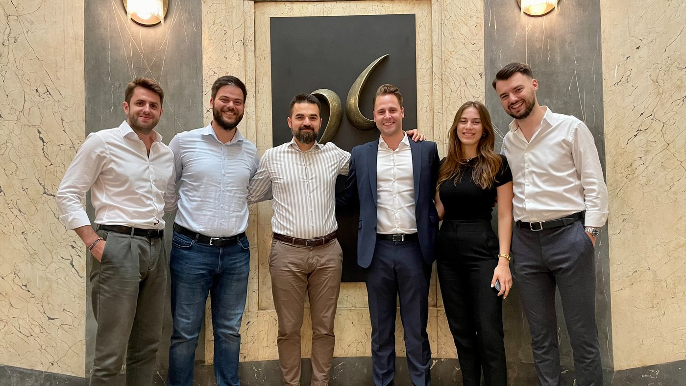 Tim Lep with the InterCapital investment banking team